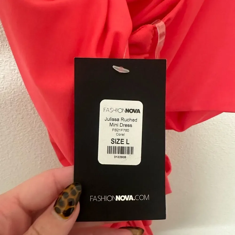 Fashion Nova Vibrant Red Dress